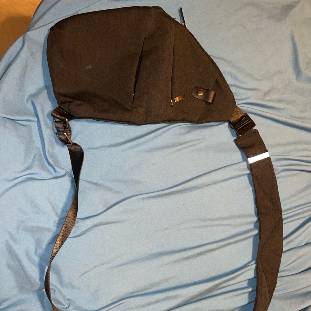 Mens Traveler Sling Crossbody Shoulder Bag